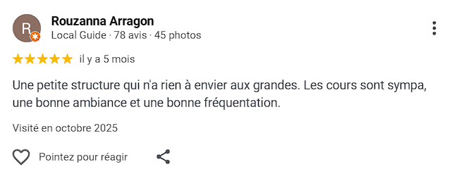 Avis client Aqua N'Fit 3